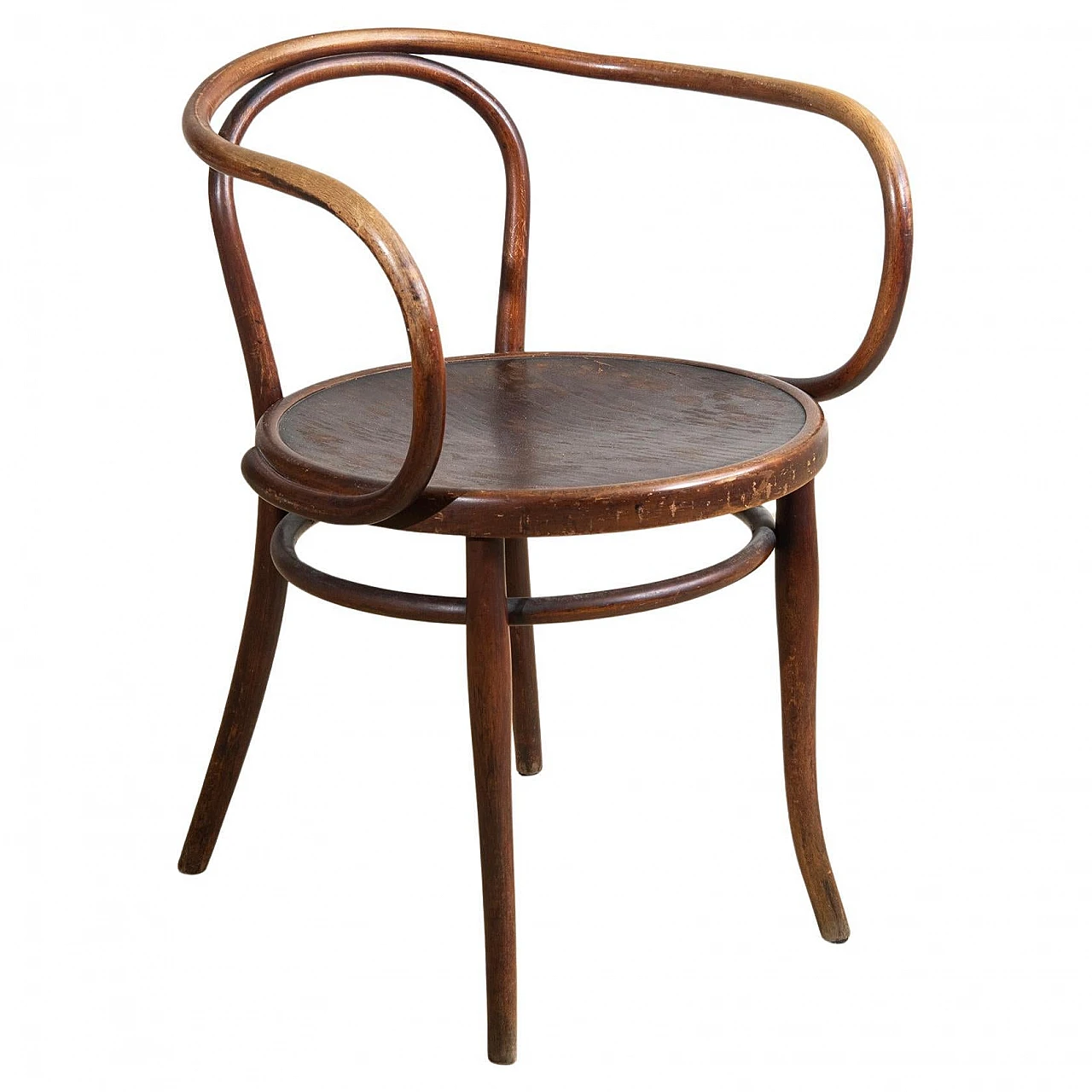Chair B9 in curved beechwood by Thonet, 1910s 1