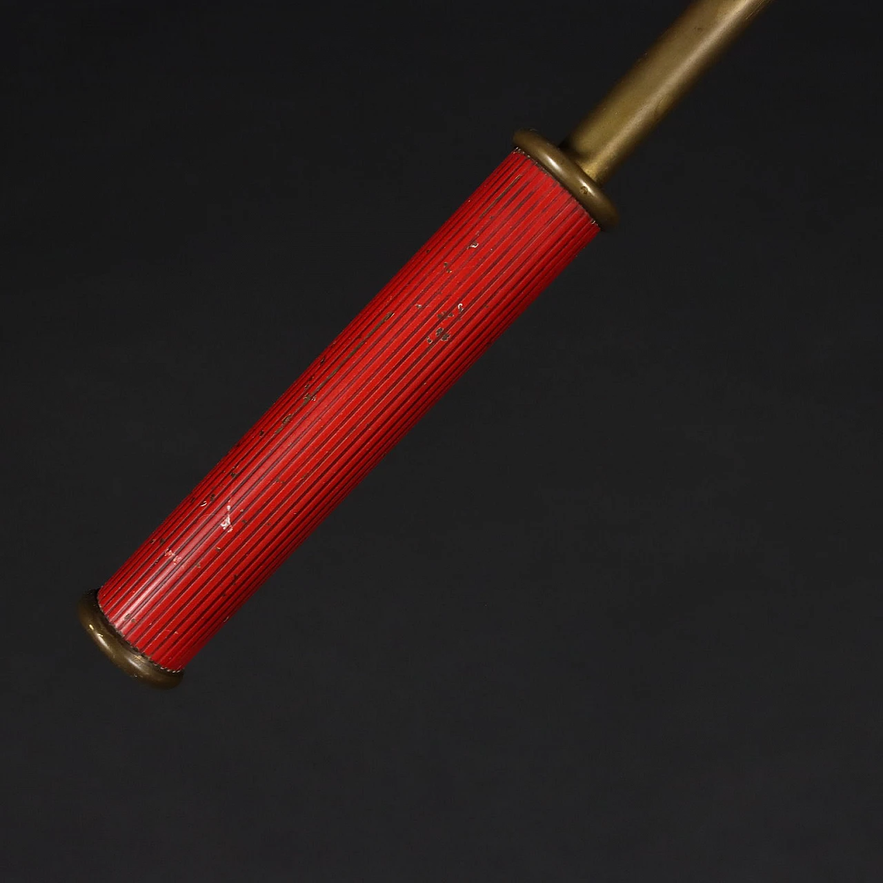 Adjustable brass and aluminium lamp, 1950s 6