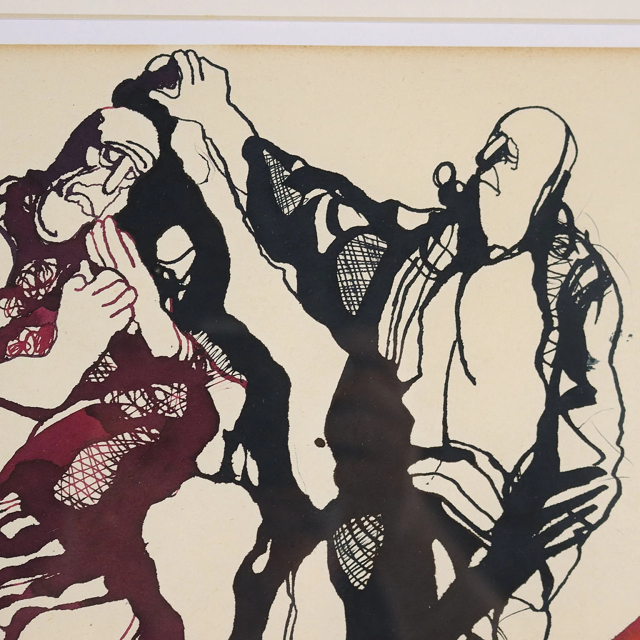 Vyacheslav Sawich Mikhailov, drawing, ink on paper, 1990 3