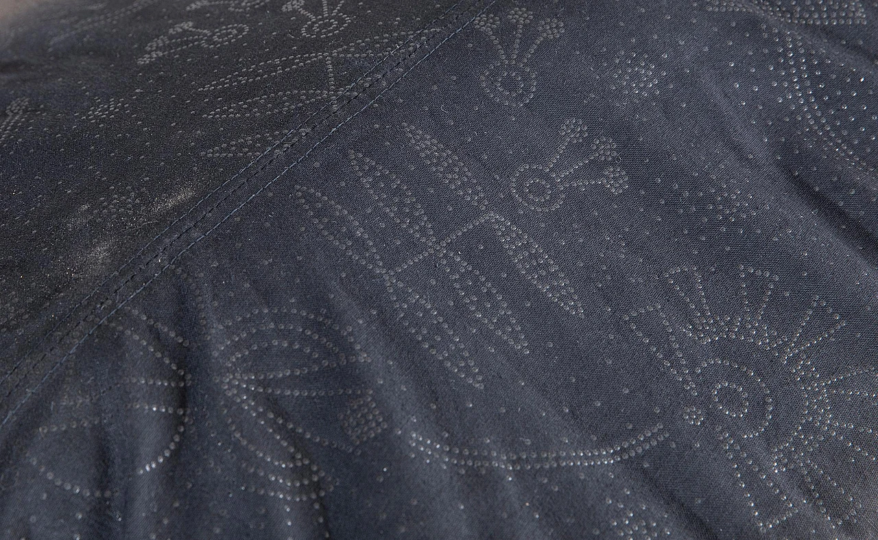 Chaise Lounge in fabric and steel by Paolo Passerini for Uvet, 1985 6