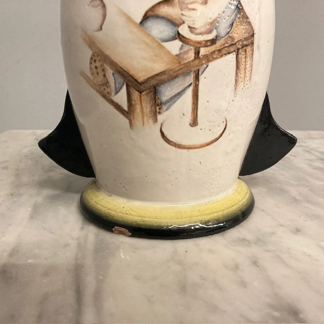 Vaso Futurista in maiolica, anni '30 5