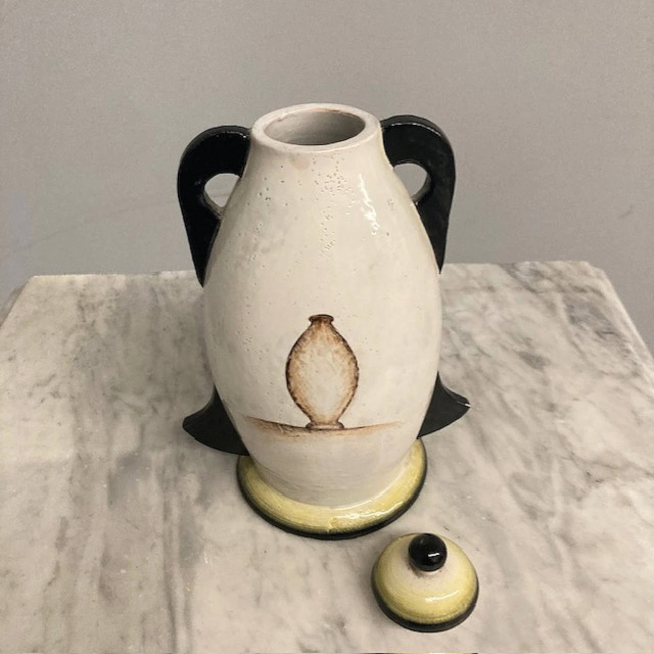 Vaso Futurista in maiolica, anni '30 8