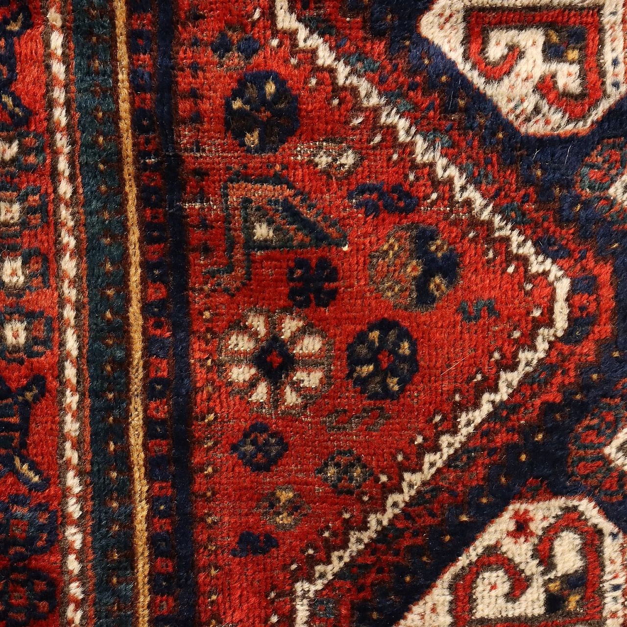 Iranian Afshari wool carpet 5