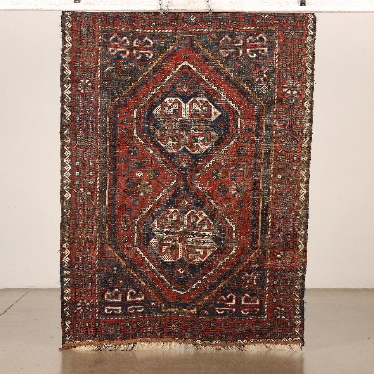 Iranian Afshari wool carpet 7