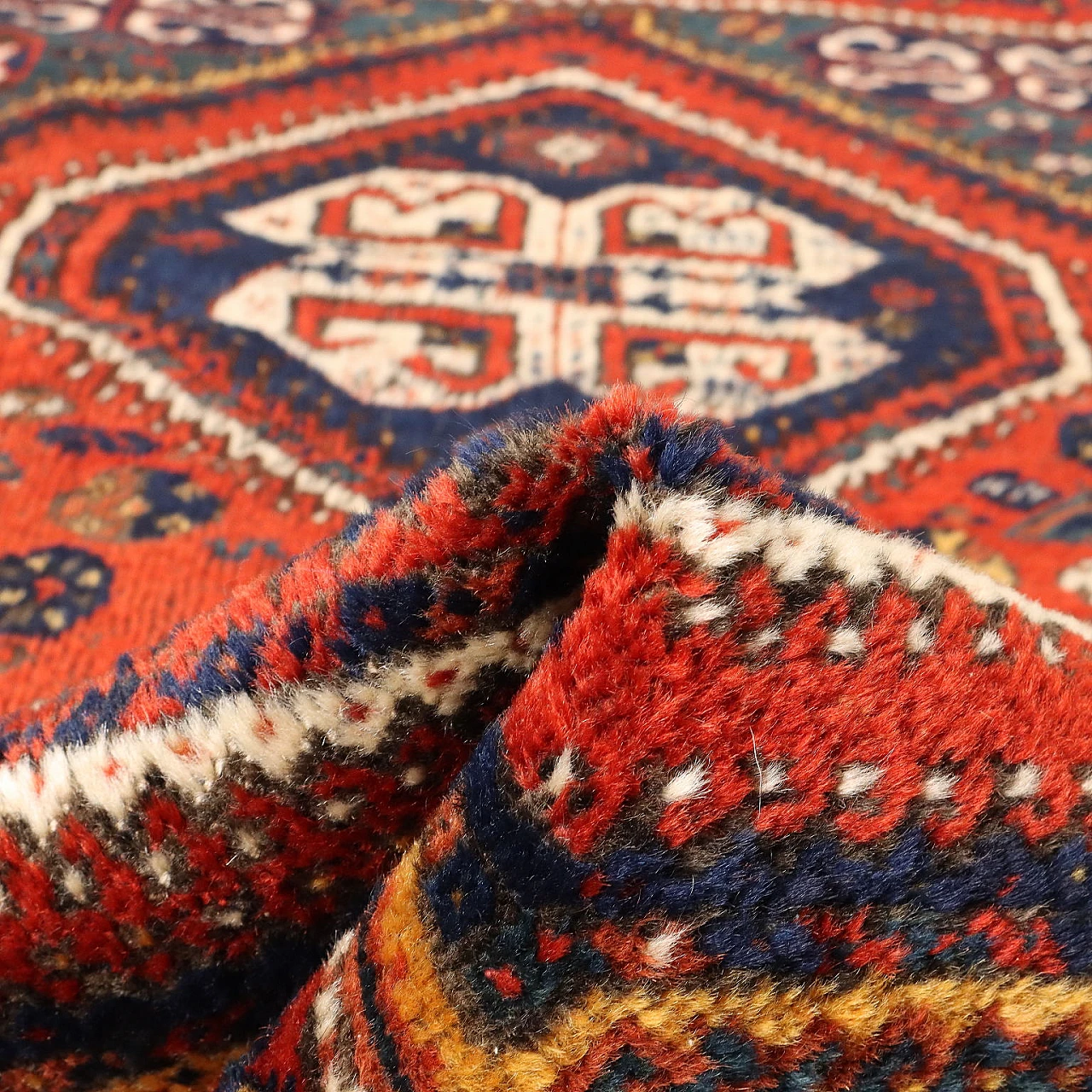 Iranian Afshari wool carpet 10