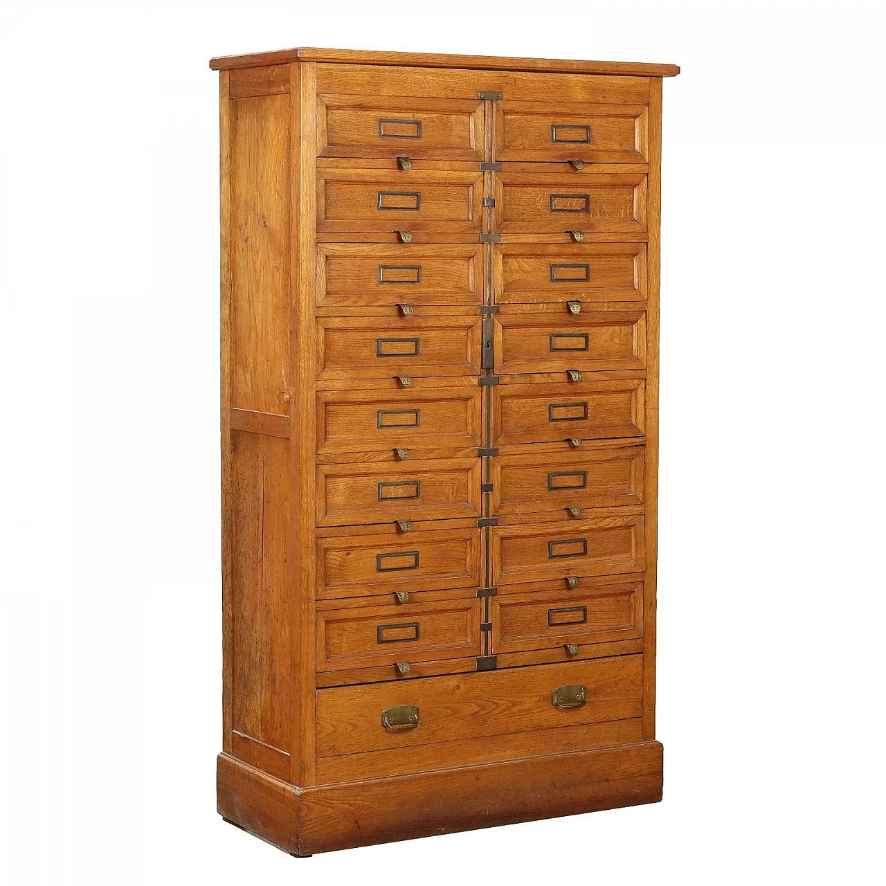 Art Nouveau oak filing cabinet, early 20th century 1
