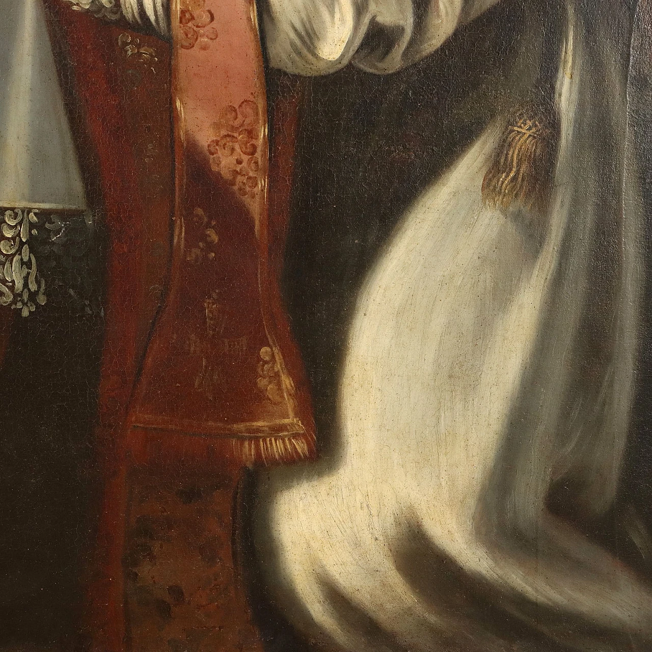 Priest praying, oil on canvas, 18th century 8