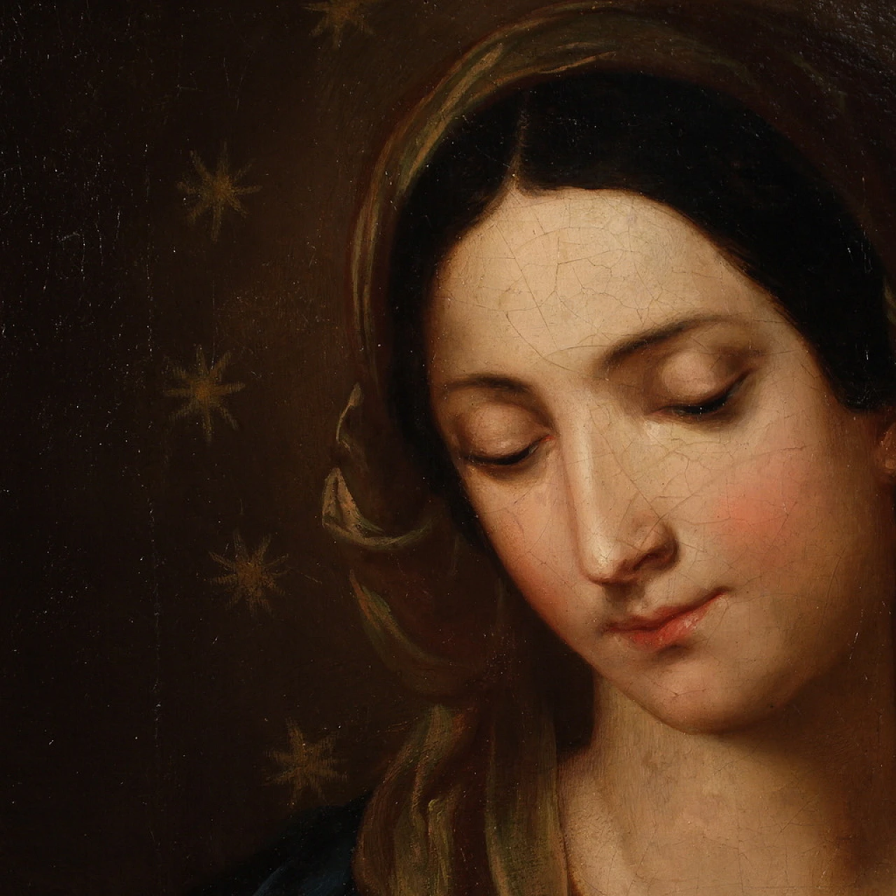 Madonna, dipinto a olio su tela, prima metà dell'800 12