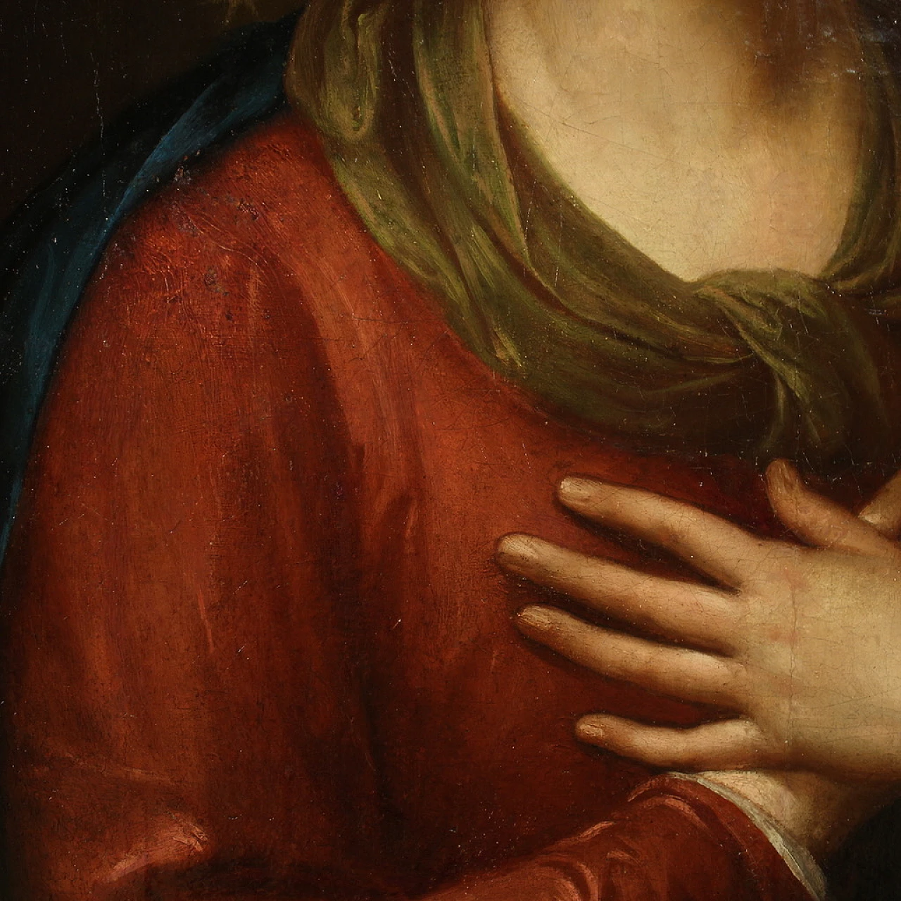 Madonna, dipinto a olio su tela, prima metà dell'800 14