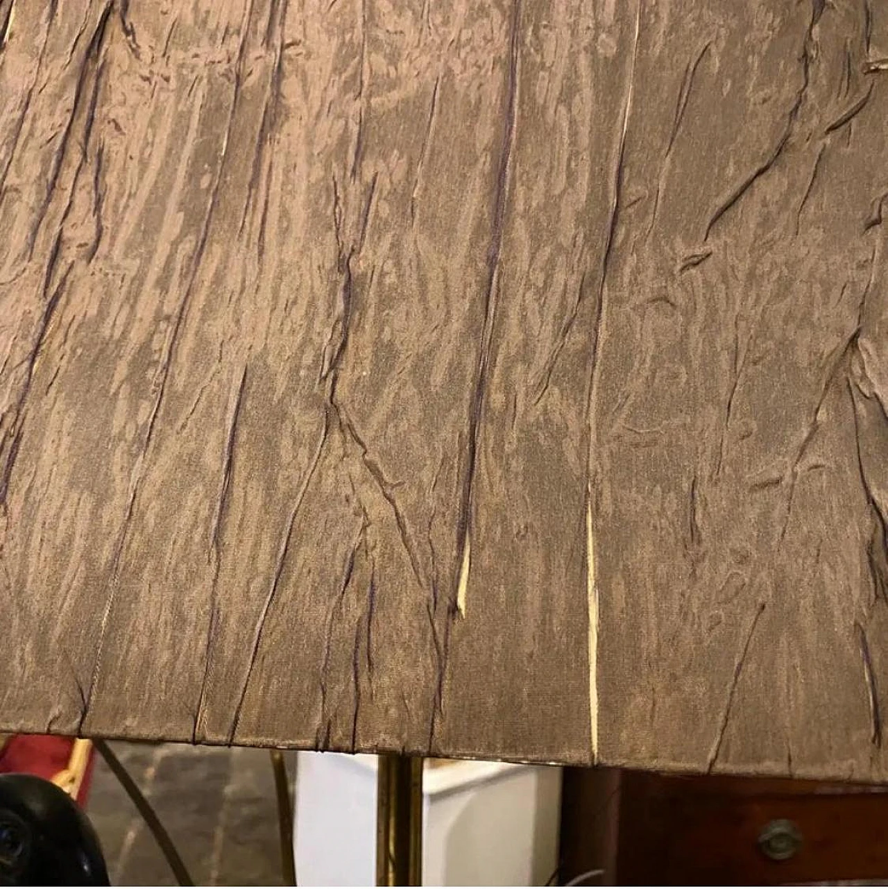 Lampada da tavolo Airone in ottone di Lanciotto Galeotti, anni '50 4