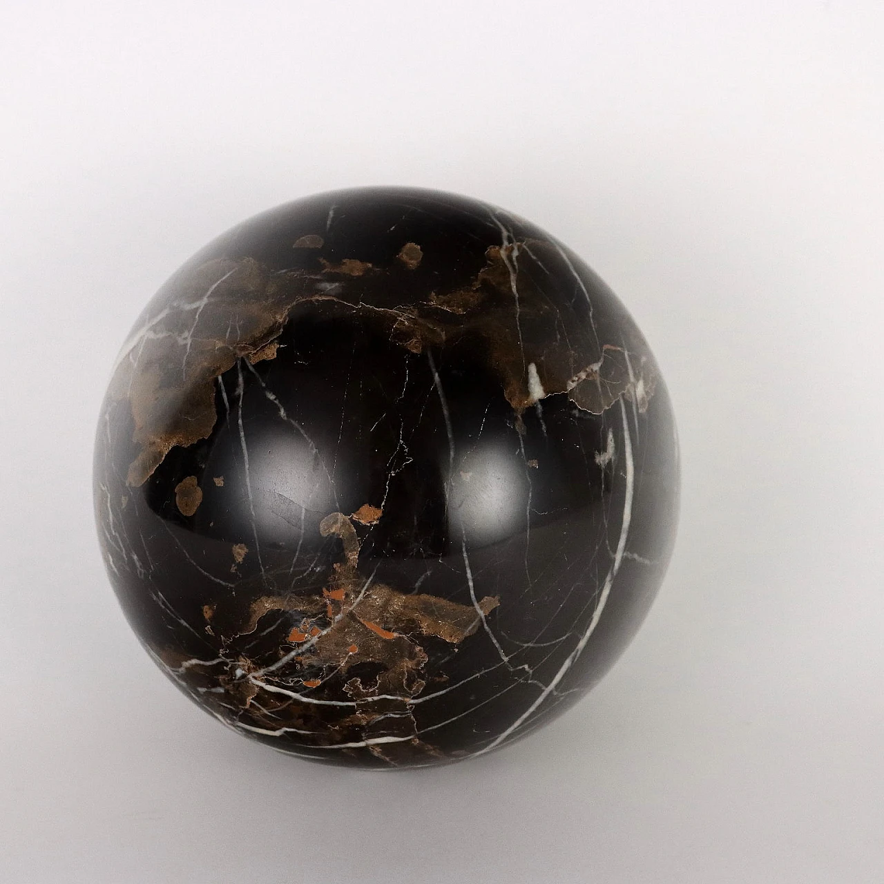 Medici-shaped vase with sphere in breccia marble, 1950s 6