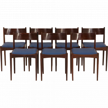 6 Sedie di Ico e Luisa Parisi per MIM Roma, anni '50