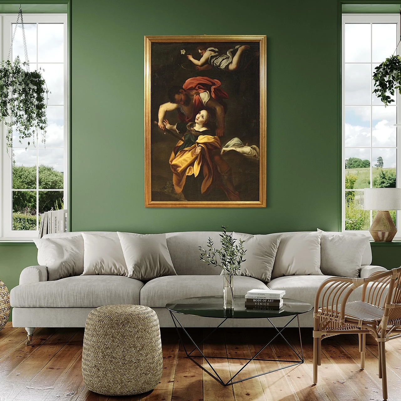 Martirio di quattro Santi, olio su tela, '600 13