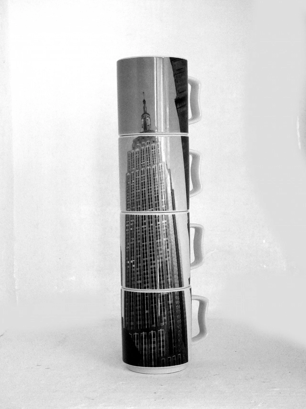 4 Tazze Empyre state building di A. Warhol per Rosenthal, anni '70 5