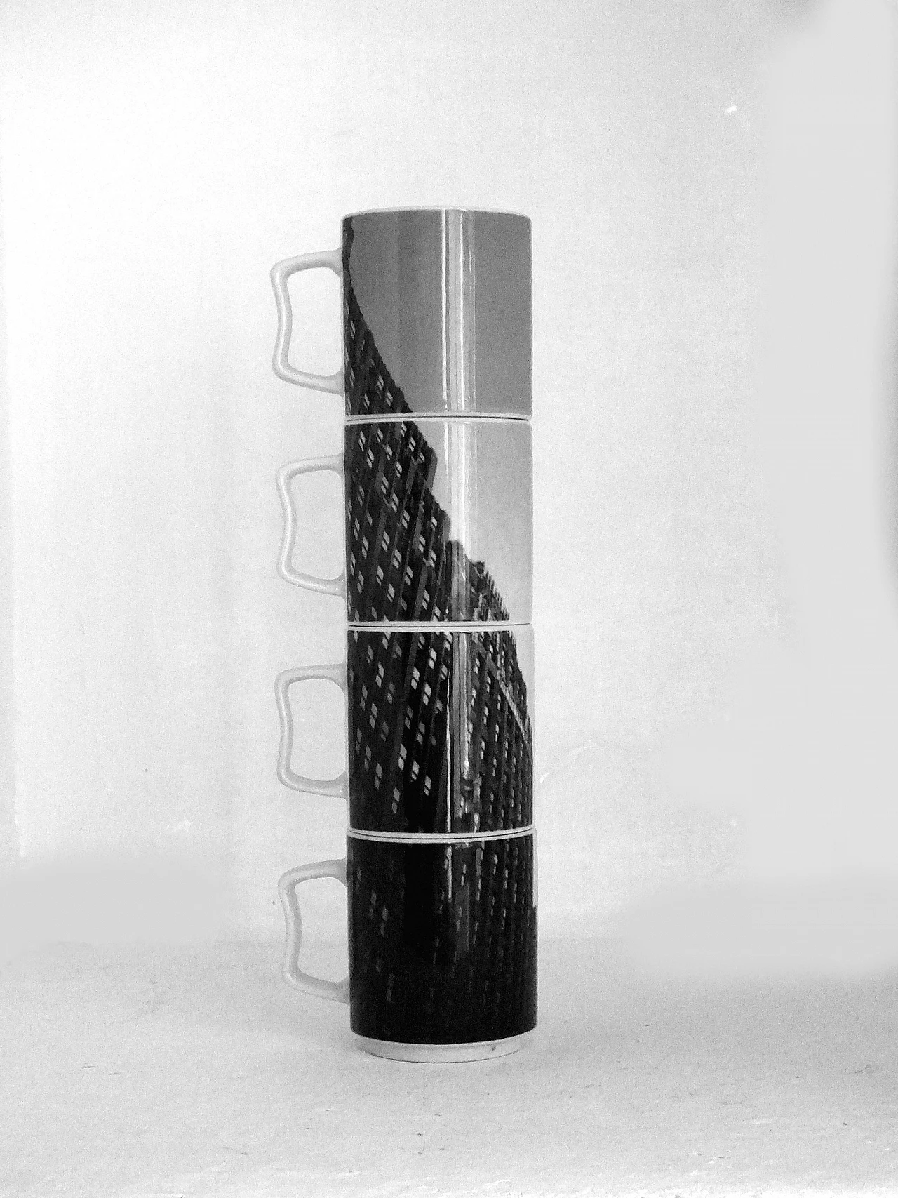 4 Tazze Empyre state building di A. Warhol per Rosenthal, anni '70 6