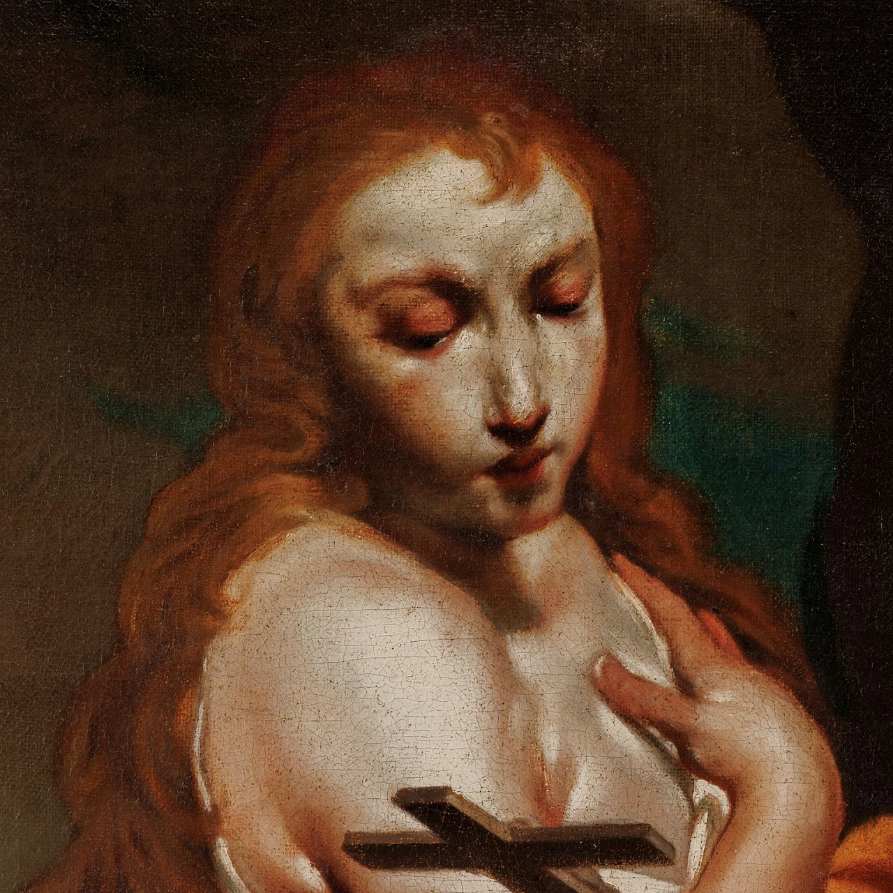 Attr. a Giuseppe Maria Crespi, Maddalena penitente, olio su tela, 1750 2