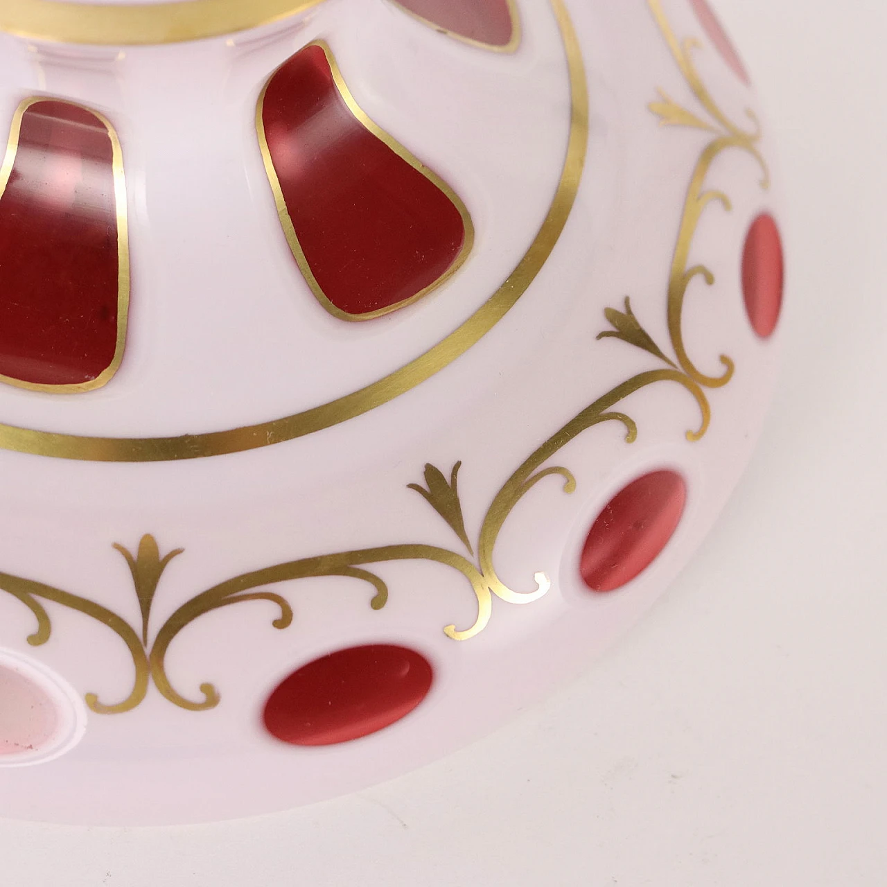 Vaso in cristallo di Boemia policromo di Manifattura Moser 7