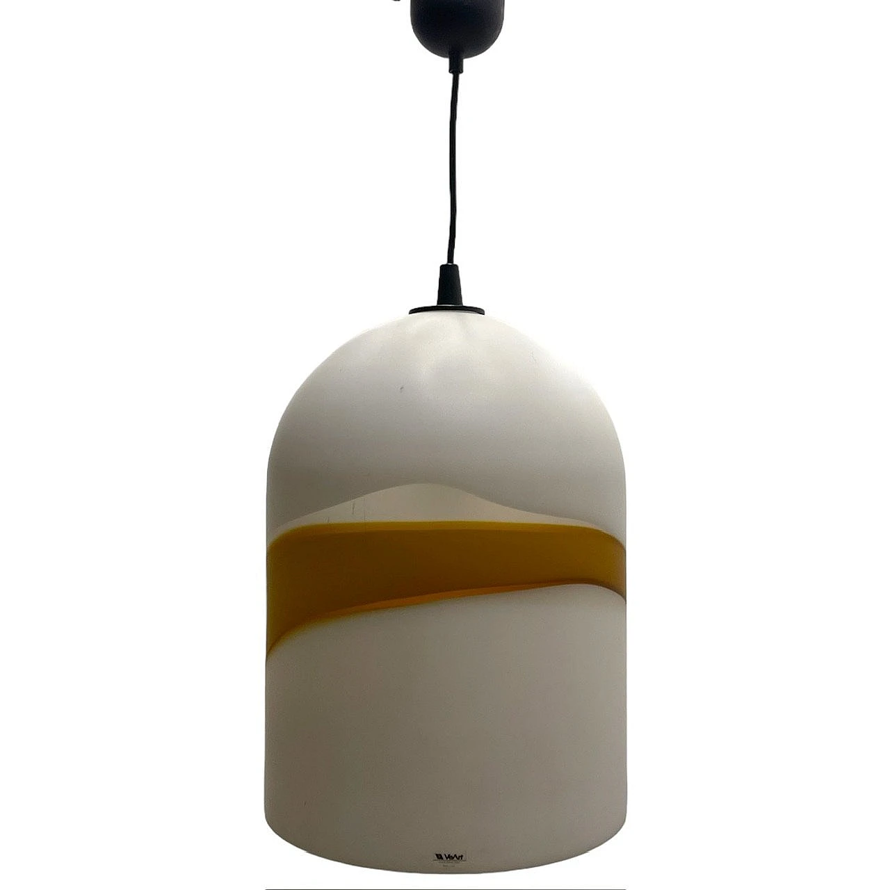 Lampada a sospensione in vetro di Murano di VeArt, anni '70 1