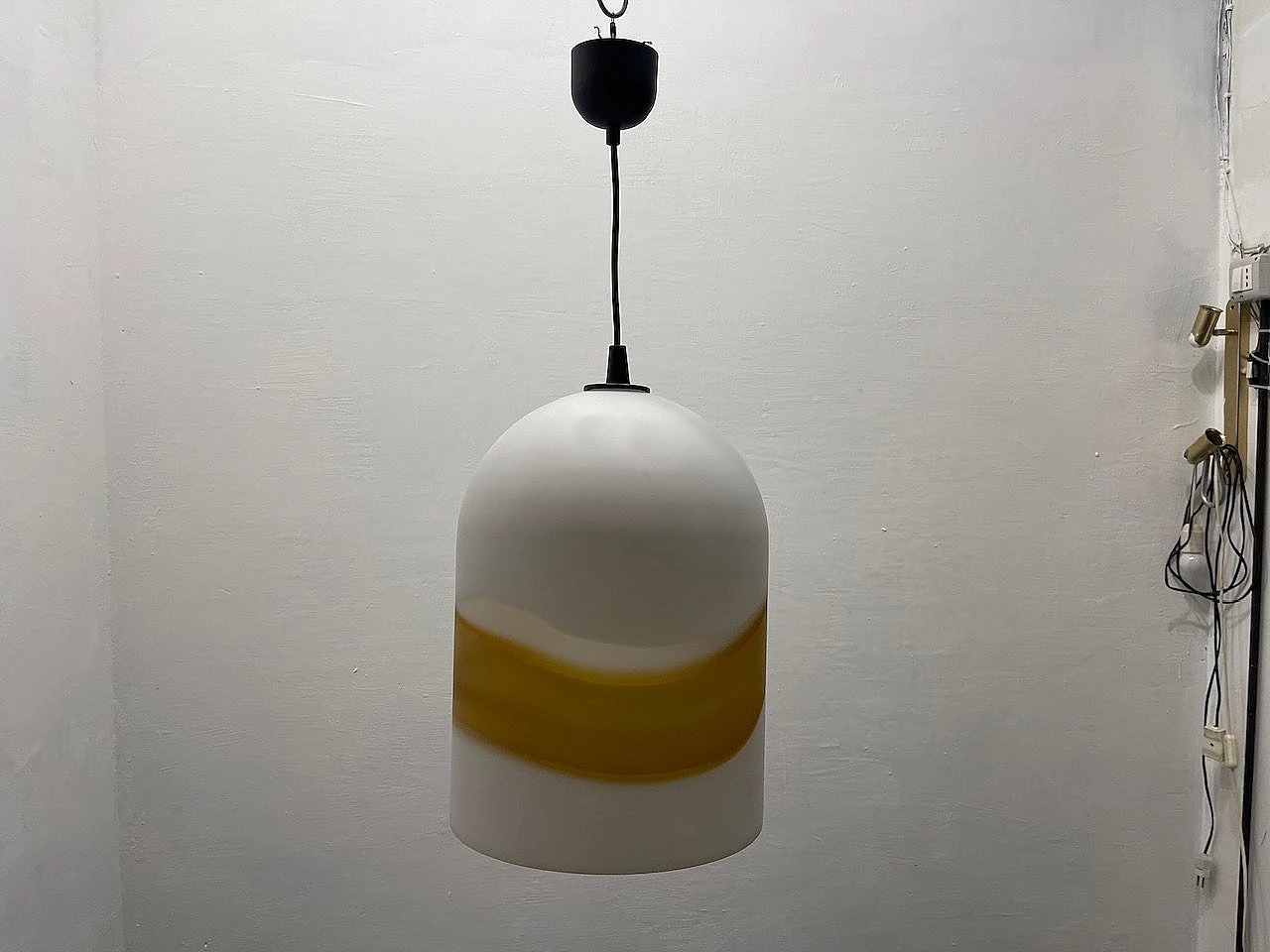 Lampada a sospensione in vetro di Murano di VeArt, anni '70 8