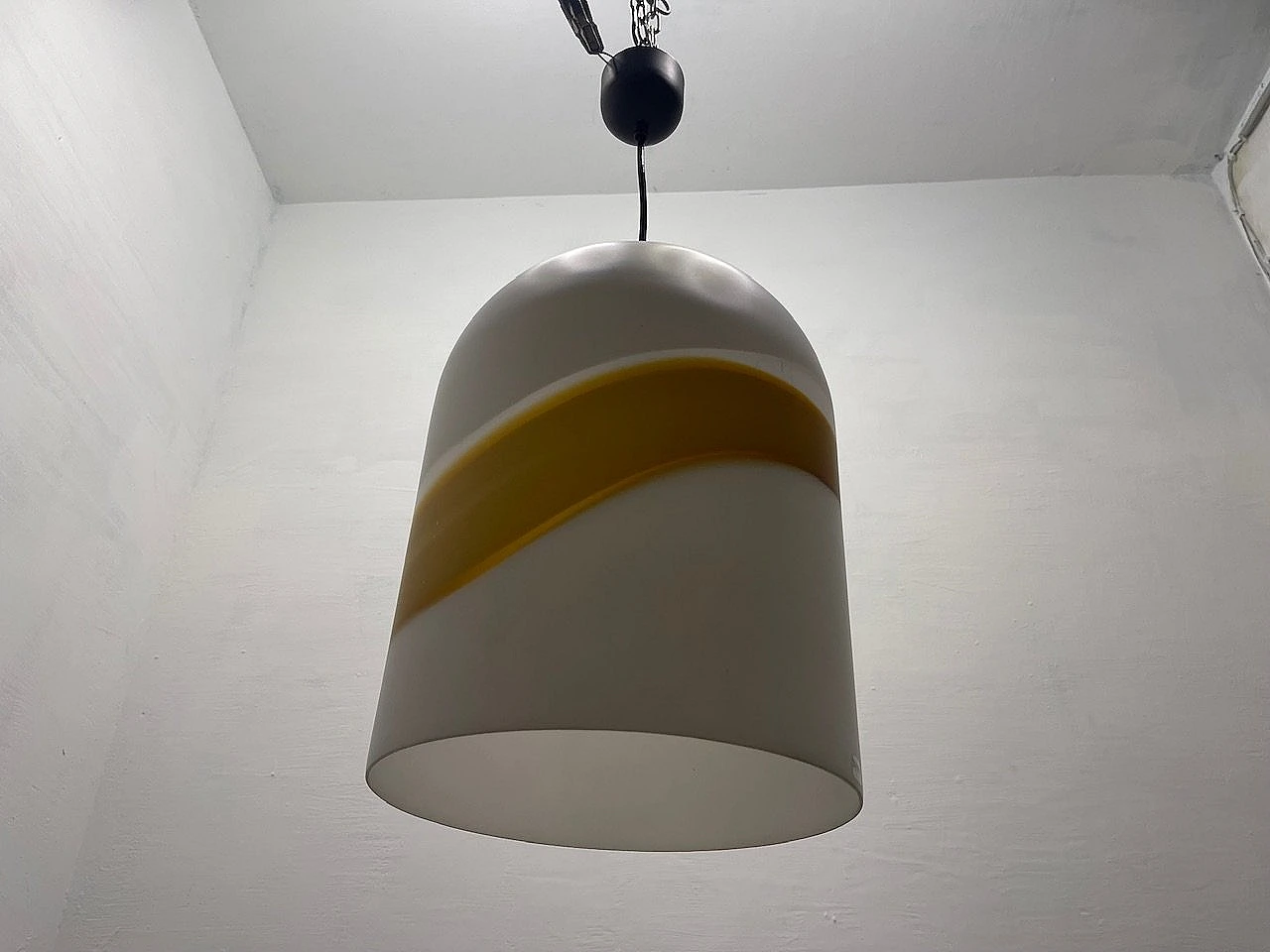 Lampada a sospensione in vetro di Murano di VeArt, anni '70 14
