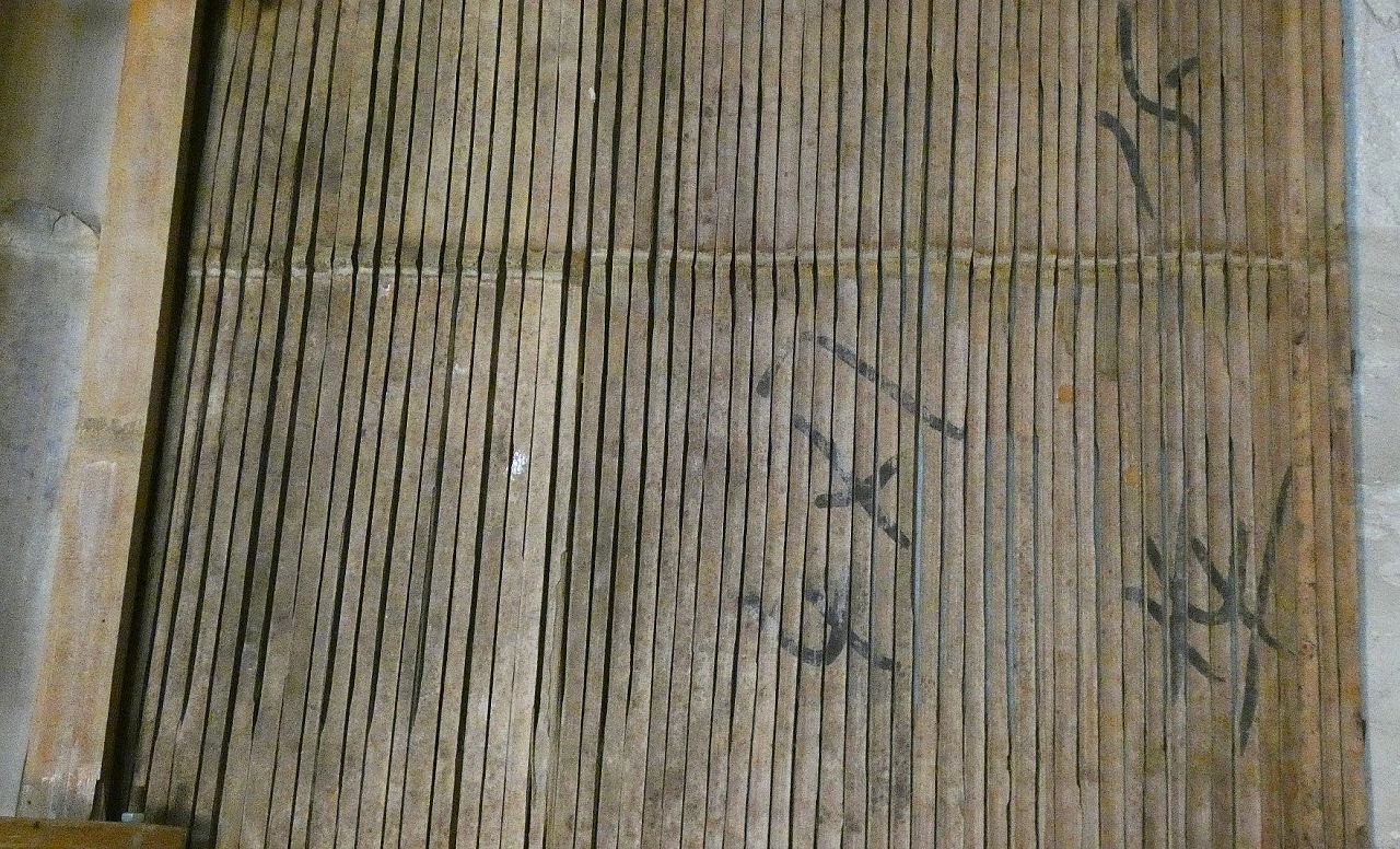 Sedia a sdraio pieghevole e chaise longue in bambù, anni '50 19