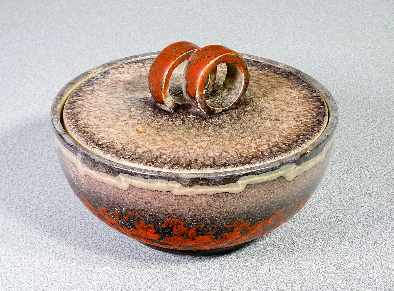 Fat Lava glazed ceramic by Strehla Keramik, 1970s | intOndo