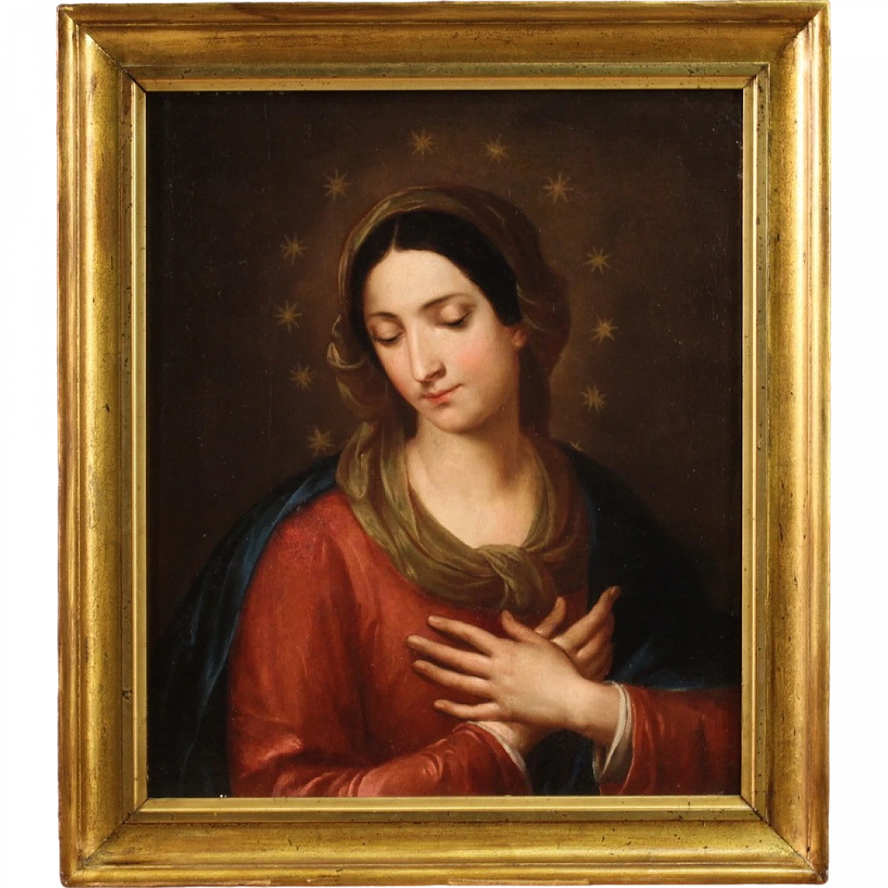 Madonna, dipinto a olio su tela, prima metà dell'800 16