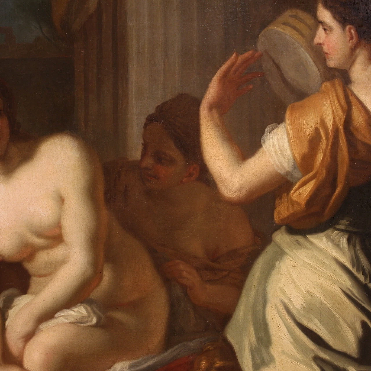 Betsabea al bagno, olio su tela, '700 7