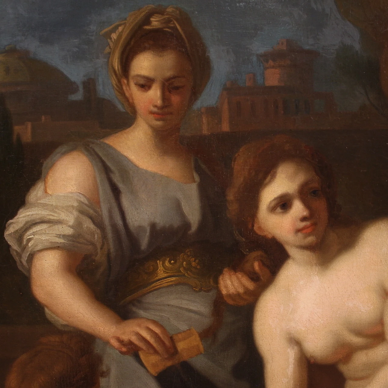 Betsabea al bagno, olio su tela, '700 11