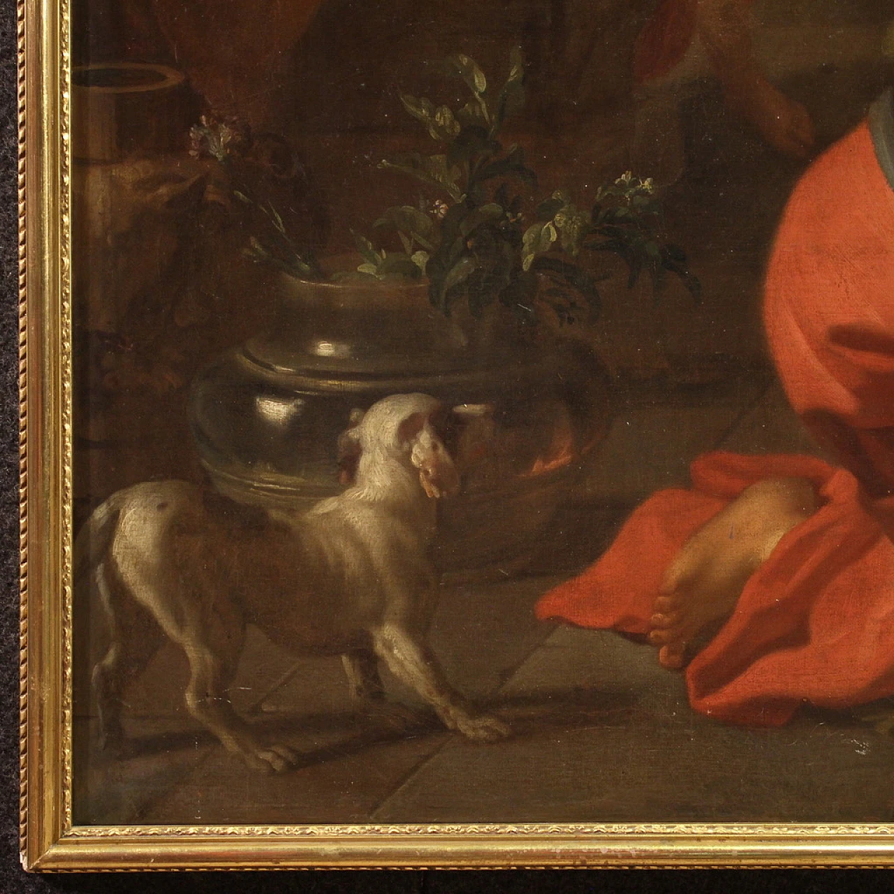 Betsabea al bagno, olio su tela, '700 12