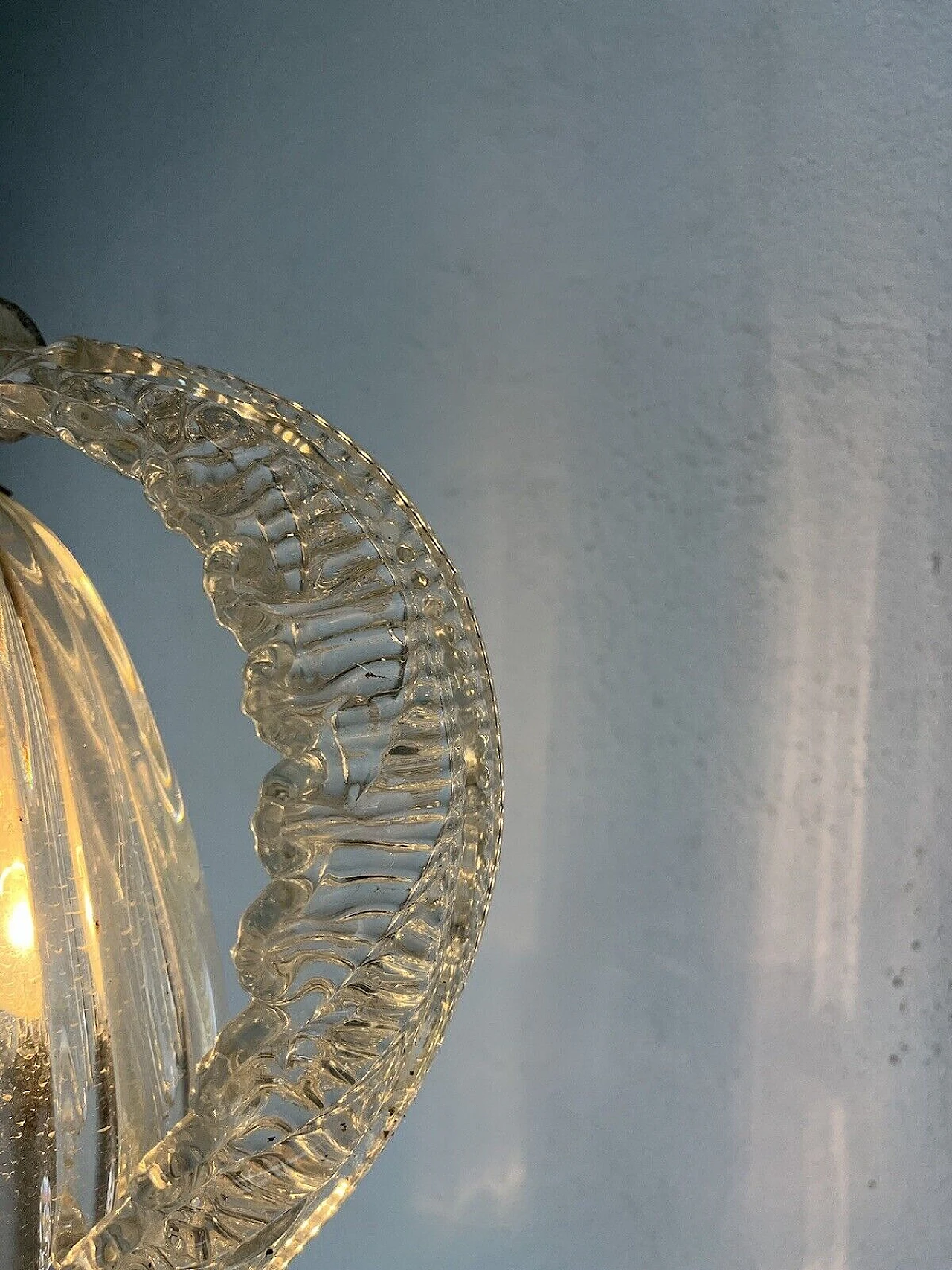 Lampadario in vetro di Murano di Barovier & Toso, anni '50 7