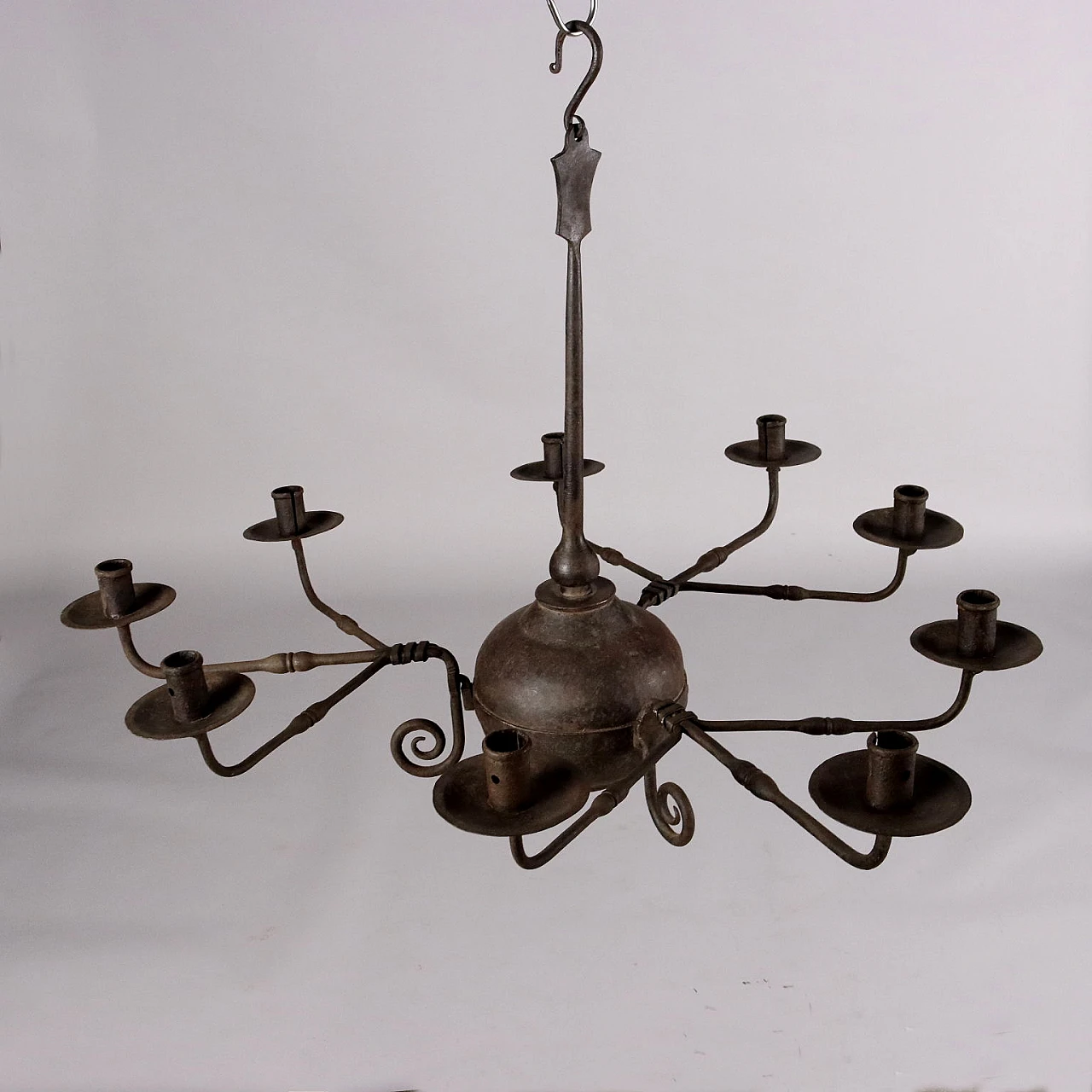 Chandelier in wrought iron 7