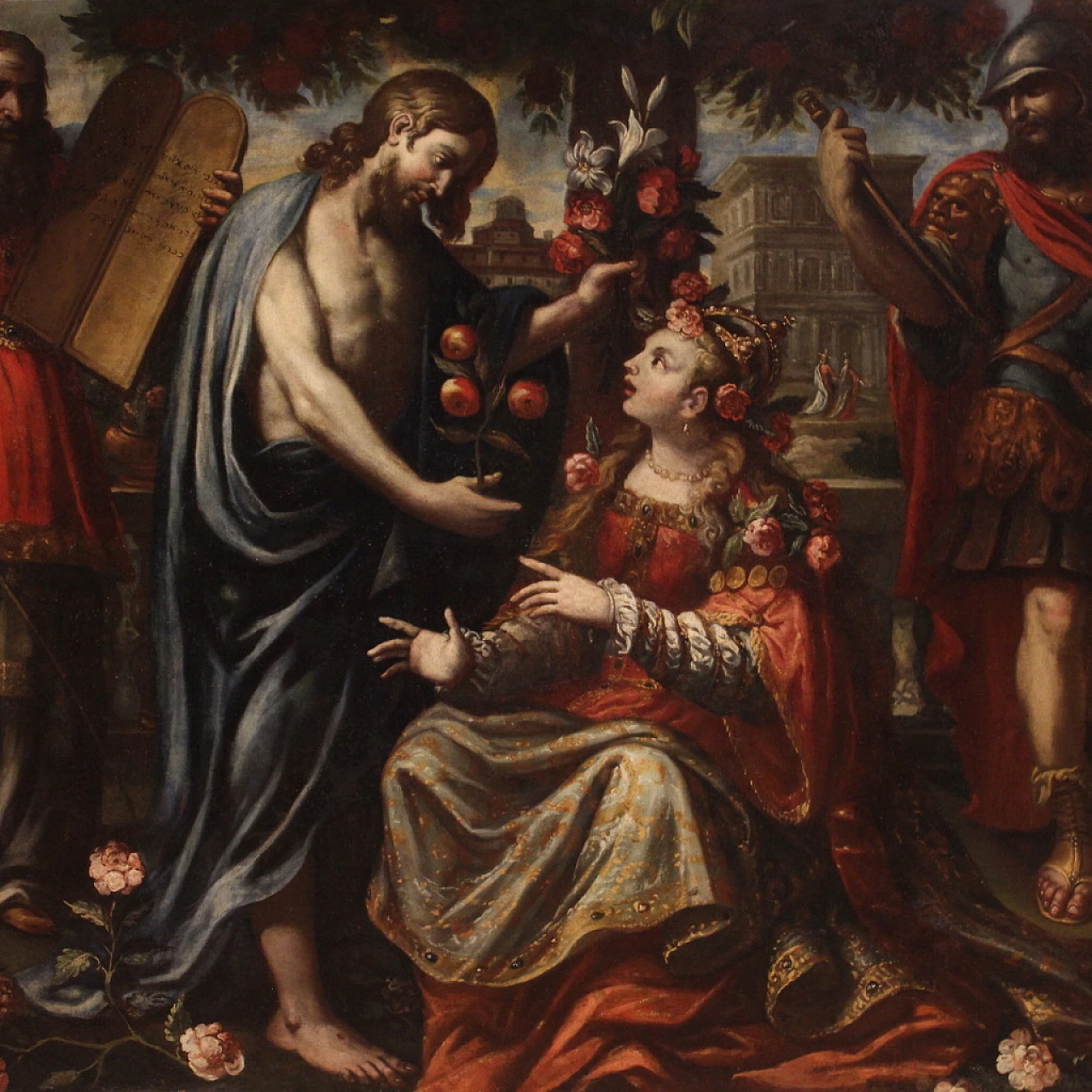 Mystic Marriage of Saint Dorothy, oil on canvas, 17th century 2