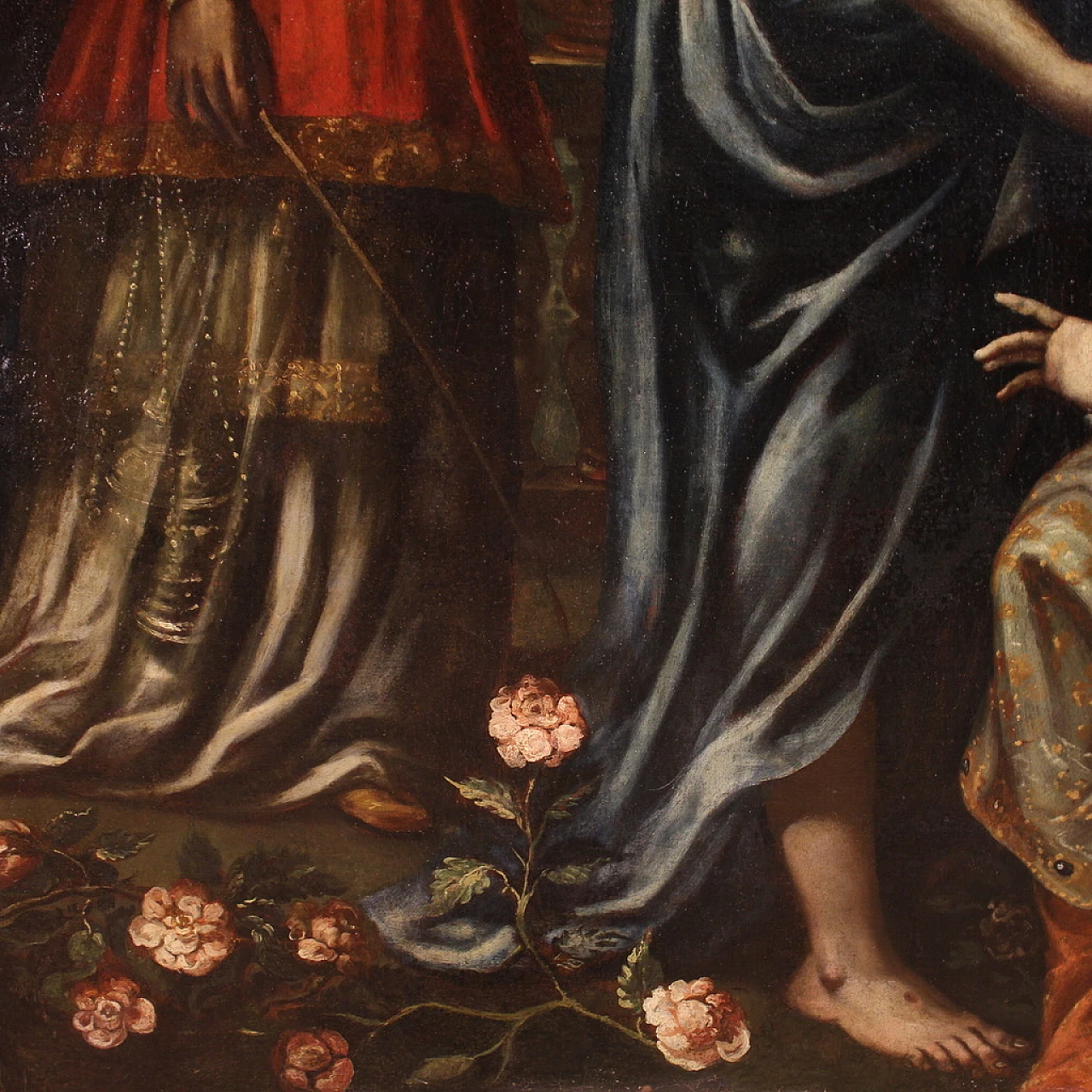Mystic Marriage of Saint Dorothy, oil on canvas, 17th century 5