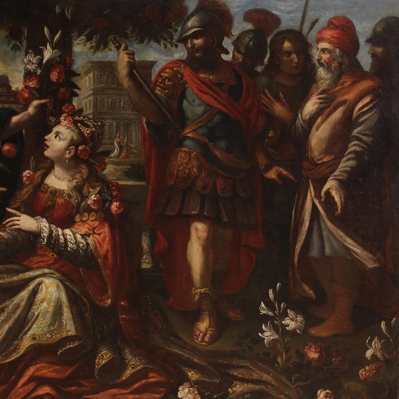 Mystic Marriage of Saint Dorothy, oil on canvas, 17th century 6