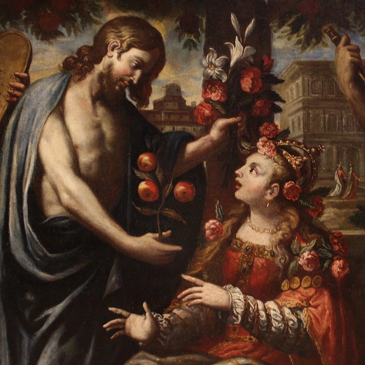 Mystic Marriage of Saint Dorothy, oil on canvas, 17th century 7