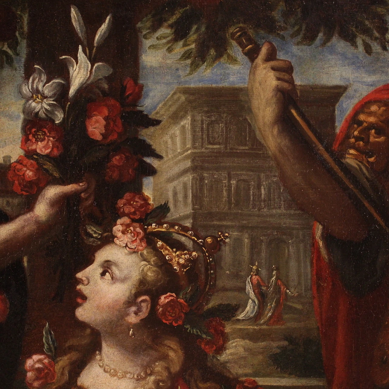 Mystic Marriage of Saint Dorothy, oil on canvas, 17th century 14