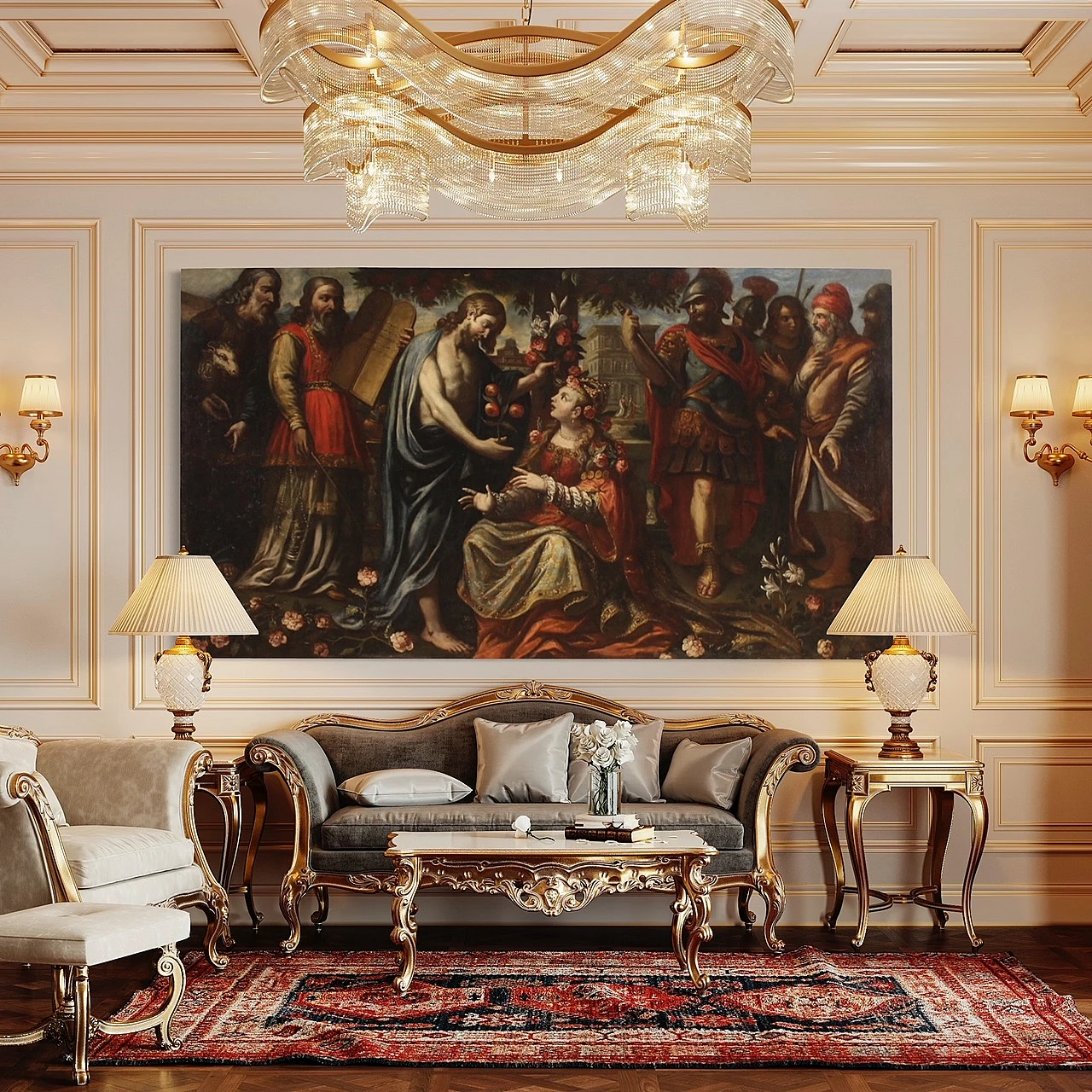 Mystic Marriage of Saint Dorothy, oil on canvas, 17th century 15