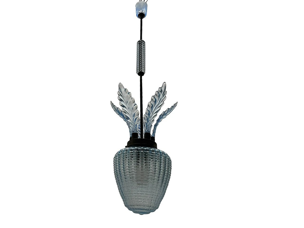 Murano glass chandelier attributed to Ercole Barovier, 1940s 1