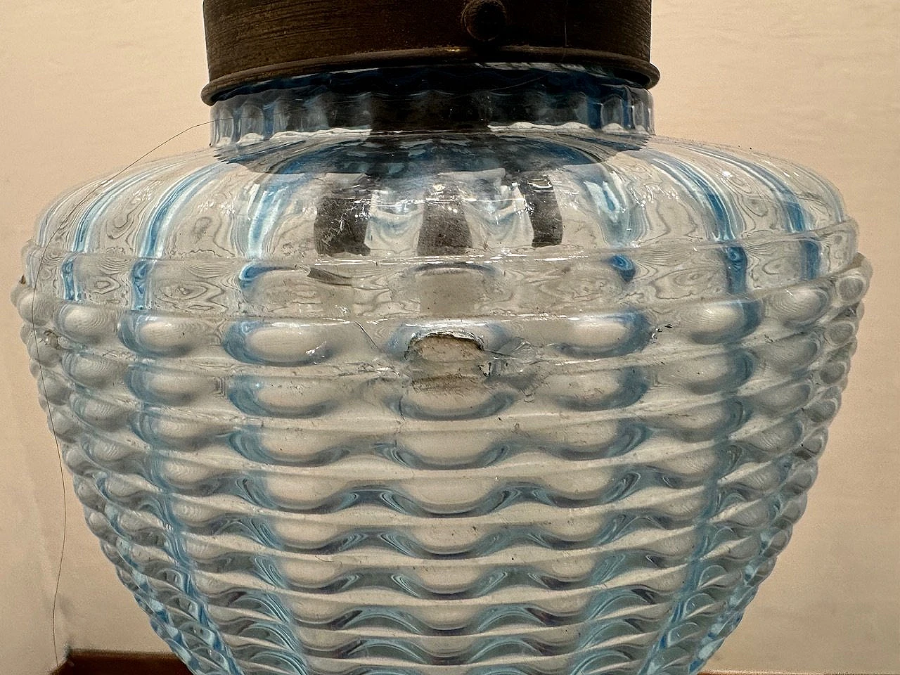Murano glass chandelier attributed to Ercole Barovier, 1940s 6
