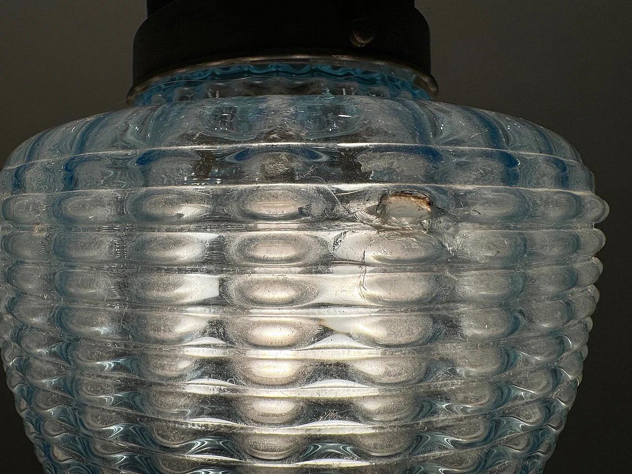 Murano glass chandelier attributed to Ercole Barovier, 1940s 13