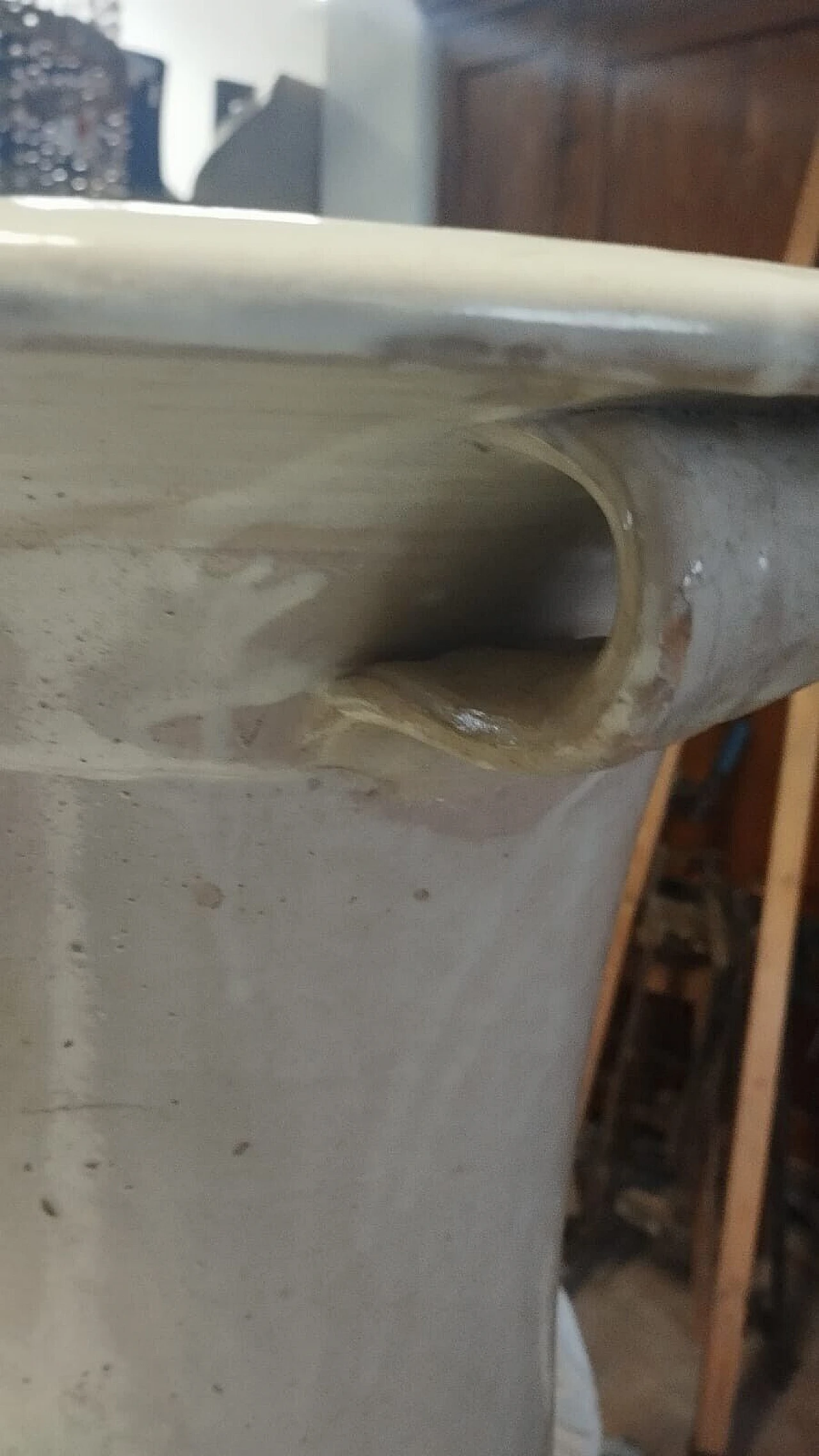 Vaso in terracotta smaltata, '800 3