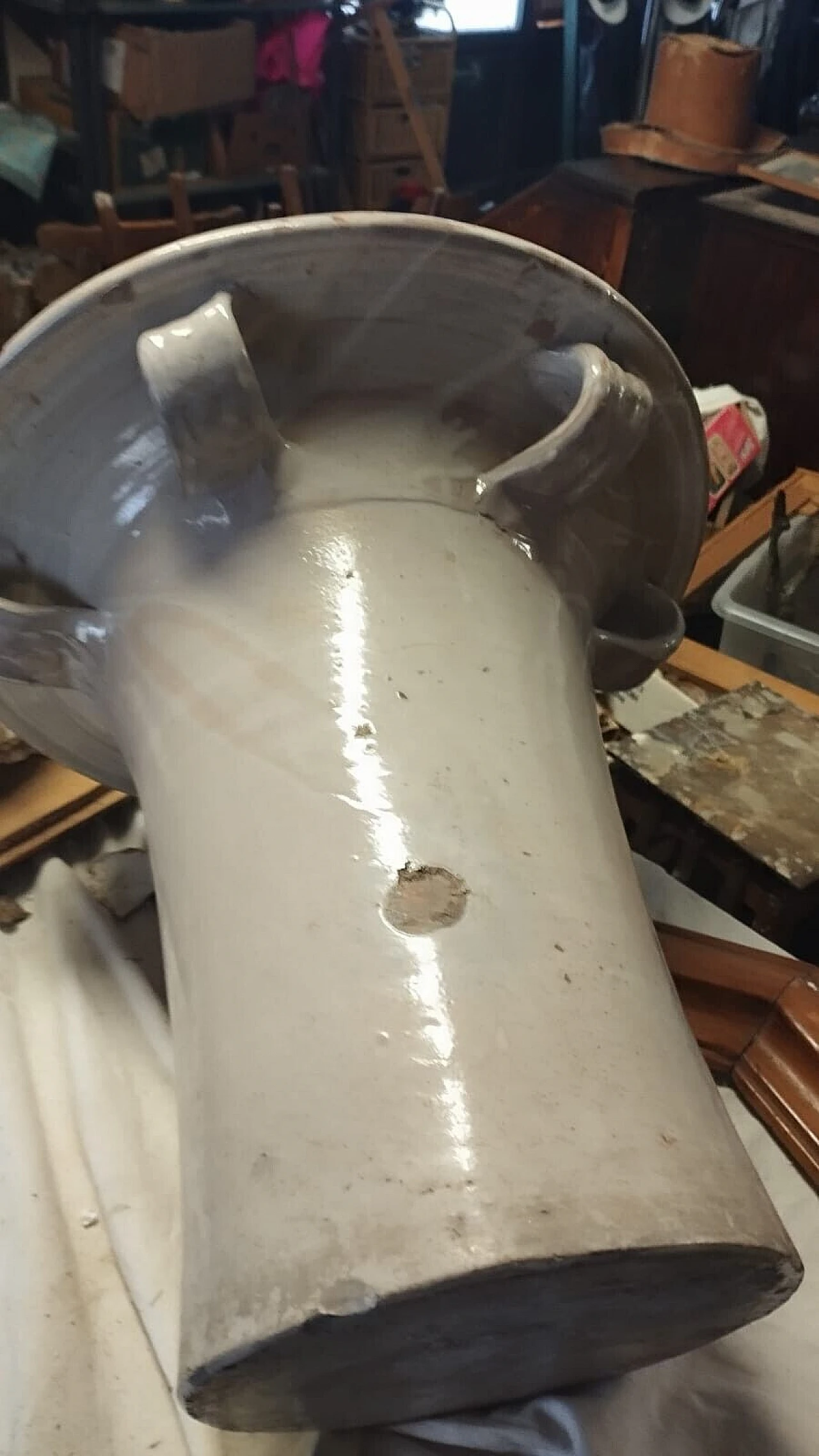 Vaso in terracotta smaltata, '800 8