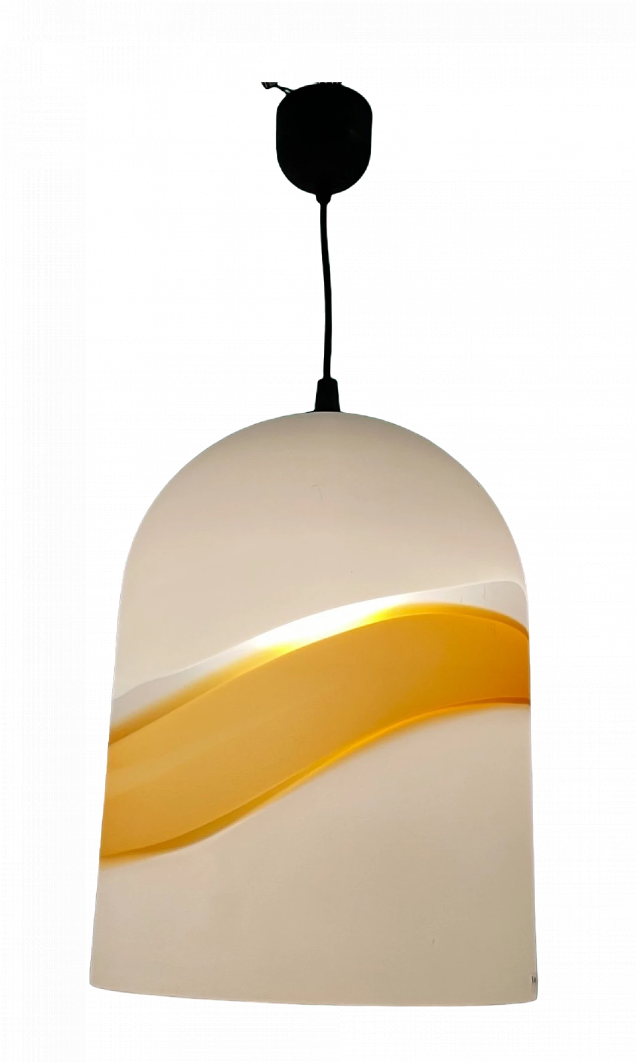 Lampada a sospensione in vetro di Murano di VeArt, anni '70 19