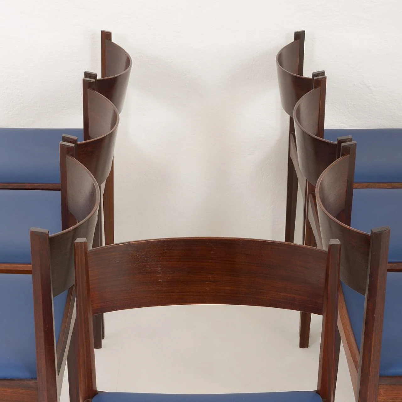 7 Sedie e tavolo Olbia di Ico and Luisa Parisi per MIM Roma, anni '50 16