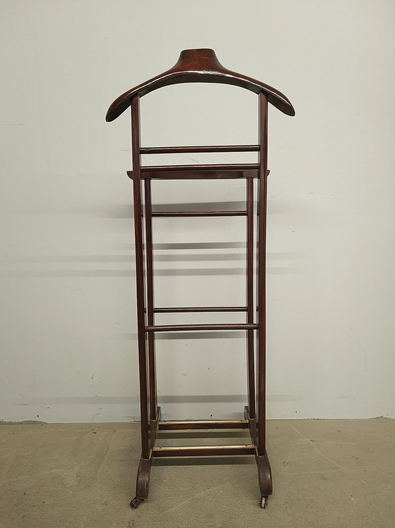 Solid wood valet stand, 1950s 1