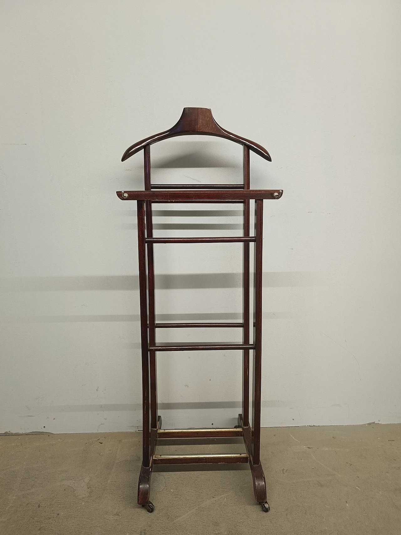 Solid wood valet stand, 1950s 4