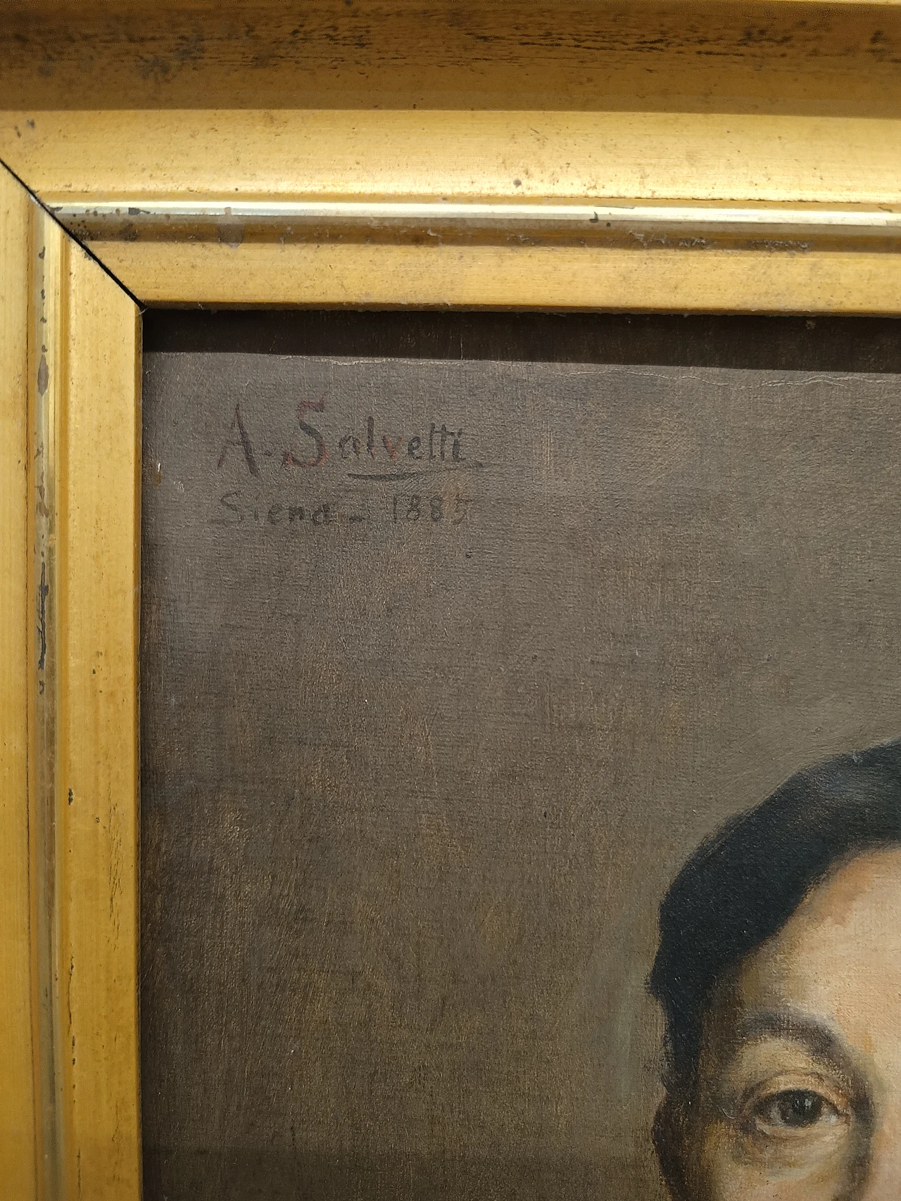 Don Antonio Salvetti, oil on canvas, 19th century 3
