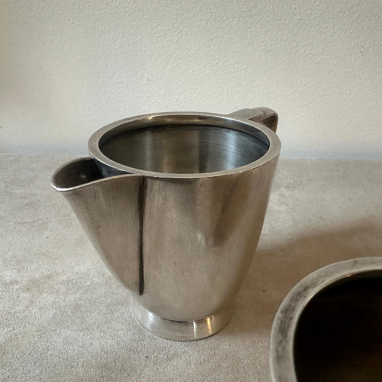 Coppia di Caffettiere Art Déco di Ponti per F.lli Calderoni, anni '70 8