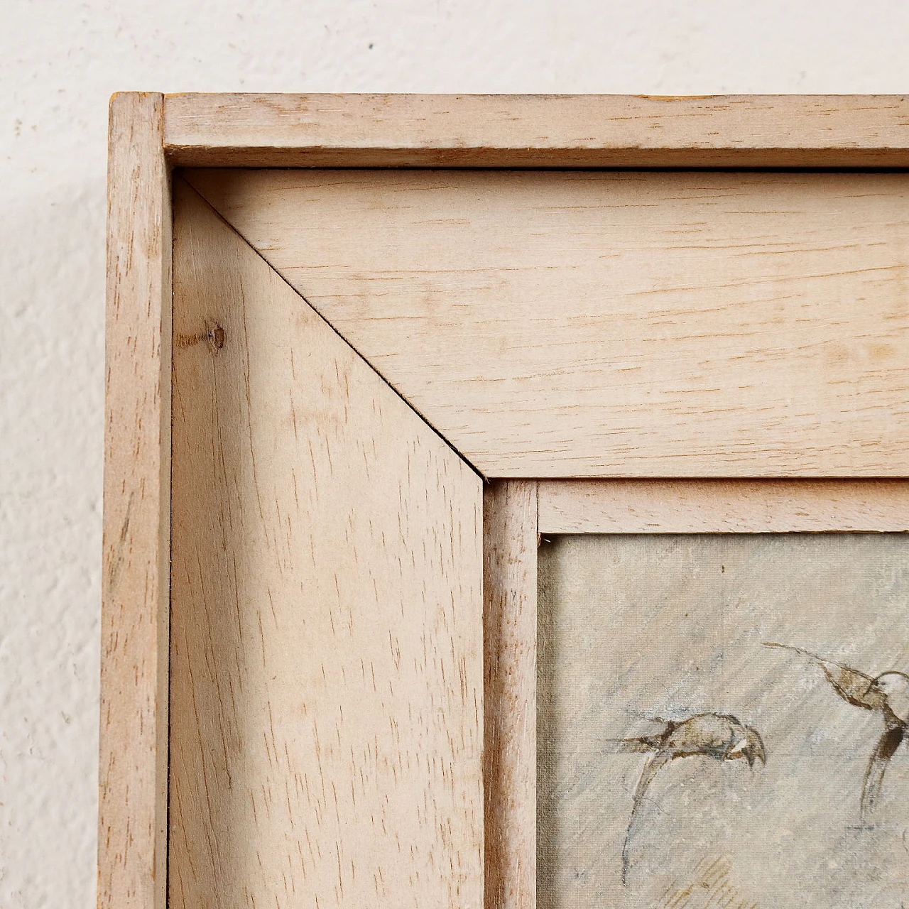 Gabriella Benedini, Composizione a quattro pannelli, dipinto a tecnica mista su legno, 1978 8